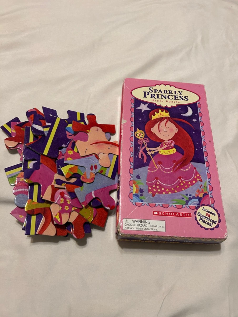 Sparkly Princess floor puzzle 28 pc
